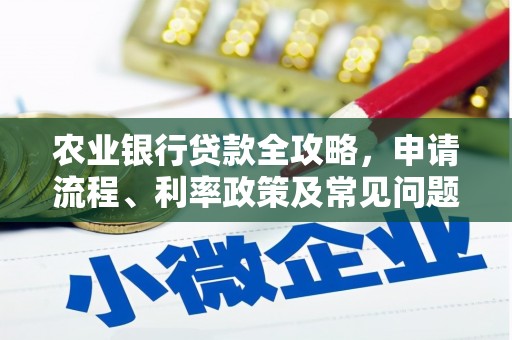 青岛农业银行贷款全攻略，申请流程、利率政策及常见问题解析