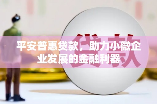 青岛平安普惠贷款，助力小微企业发展的金融利器