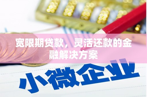 青岛宽限期贷款，灵活还款的金融解决方案
