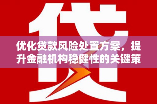 青岛优化贷款风险处置方案，提升金融机构稳健性的关键策略