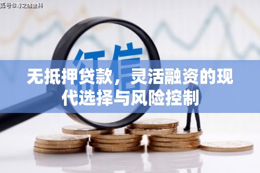 青岛无抵押贷款，灵活融资的现代选择与风险控制