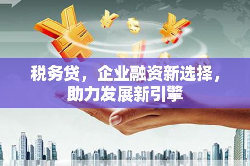 青岛税务贷，企业融资新选择，助力发展新引擎