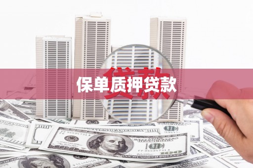 青岛保单质押贷款
