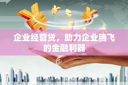 青岛企业经营贷，助力企业腾飞的金融利器