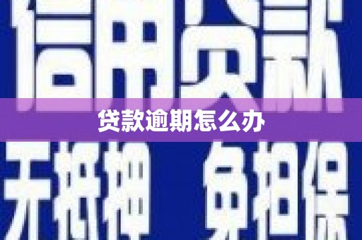 青岛贷款逾期怎么办
