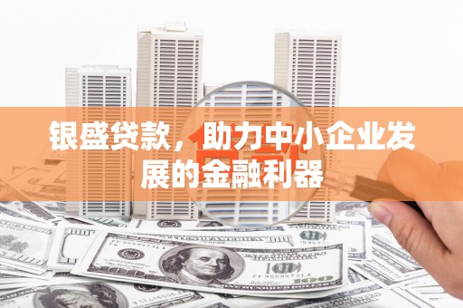 青岛银盛贷款，助力中小企业发展的金融利器