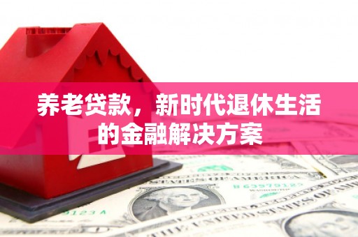 青岛养老贷款，新时代退休生活的金融解决方案