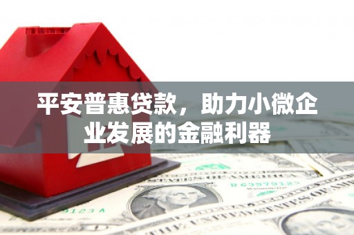 青岛平安普惠贷款，助力小微企业发展的金融利器