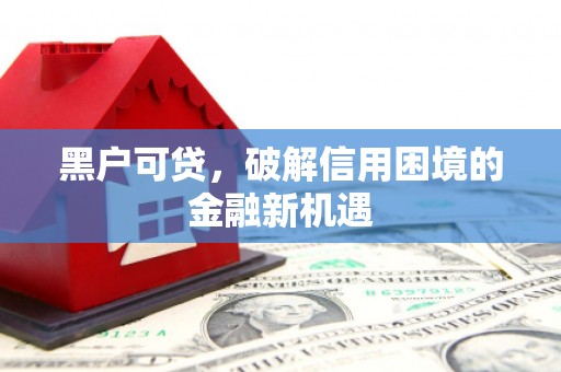 青岛黑户可贷，破解信用困境的金融新机遇